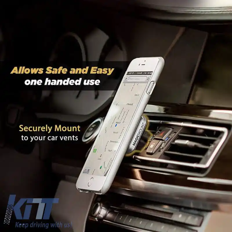 Suport magnetic potrivit pentru dispozitive mobile cu trimuri interschimbabile Scosche MPVI MagicMount Pro Vent-image-6296979
