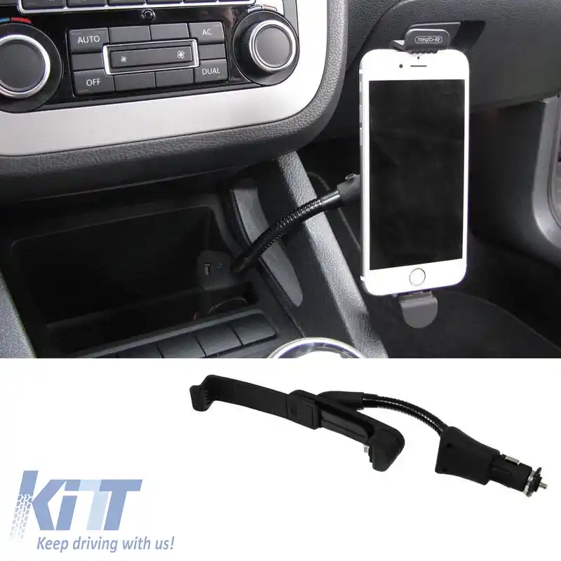 Suport Mobil Cu Încărcare Automată Potrivit pentru Bricheta Auto Pentru iPhone 5 / 5s / 6 / 6s 27885-image-6296977