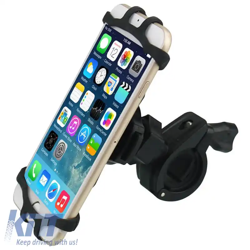 Suport mobil potrivit pentru bicicletă pe accesorii mobile negru 1 bucată-image-6316320