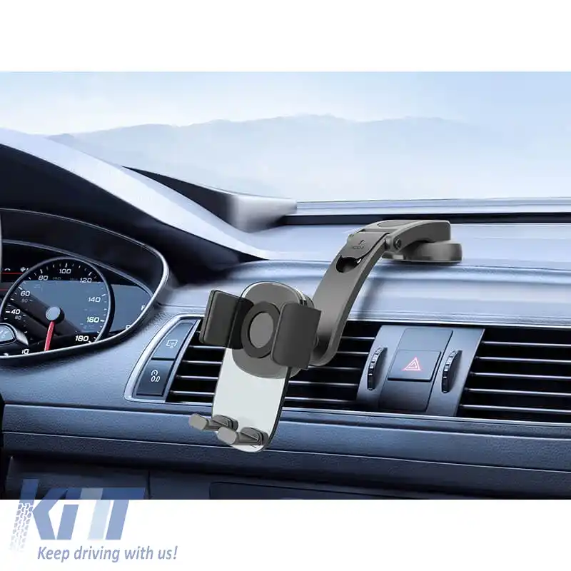 Suport Mobil Potrivit pentru Cârlige Reglabile pe Accesorii Mobile Negru 1 Bucată-image-6316360