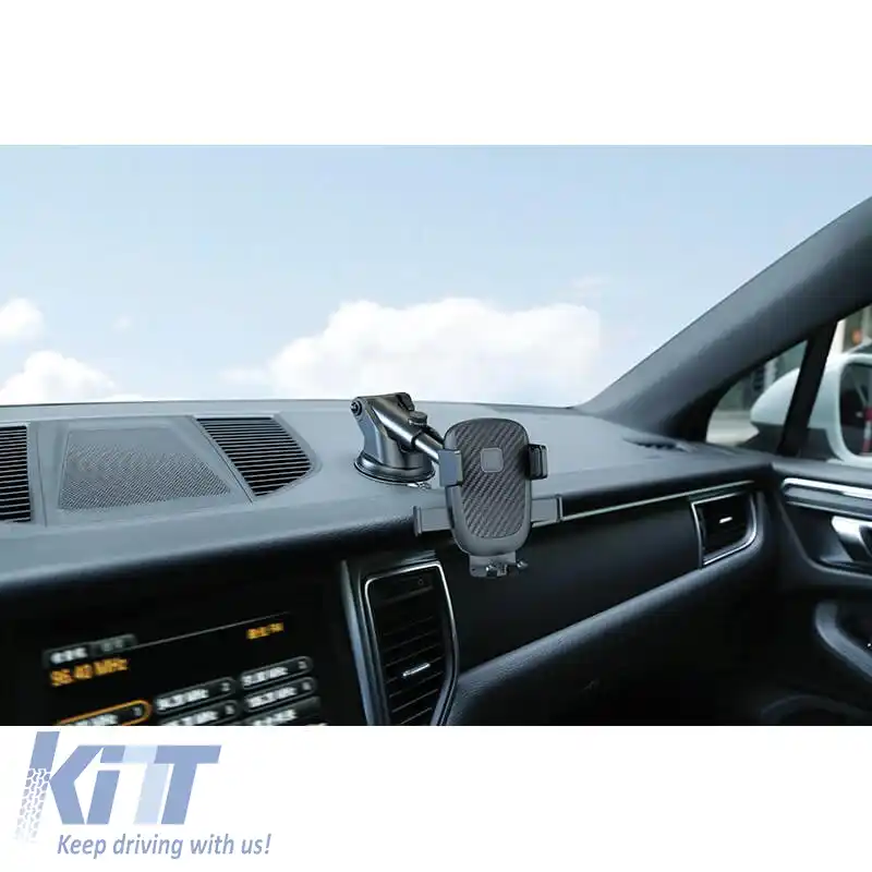 Suport mobil potrivit pentru tabloul de bord cu cârlige și unghi ajustabil pe accesorii mobile Negru 1 bucată-image-6316340