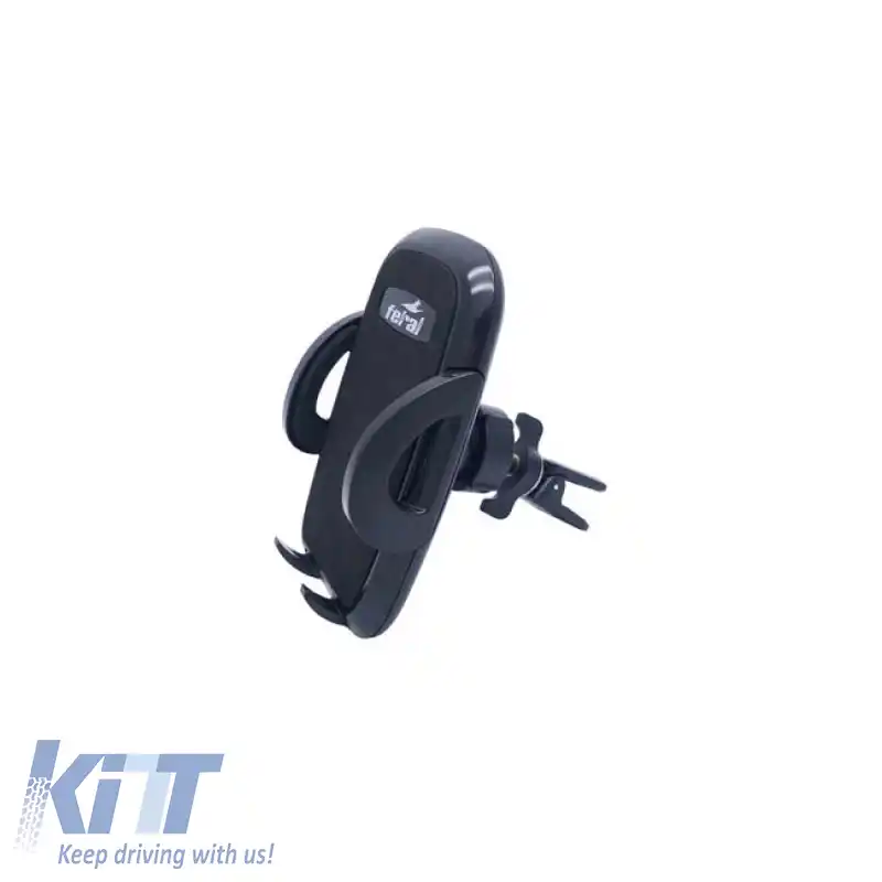 Suport Mobil Potrivit pentru Ventilația Auto Negru cu Logo Alb Feral 22114-image-6297015