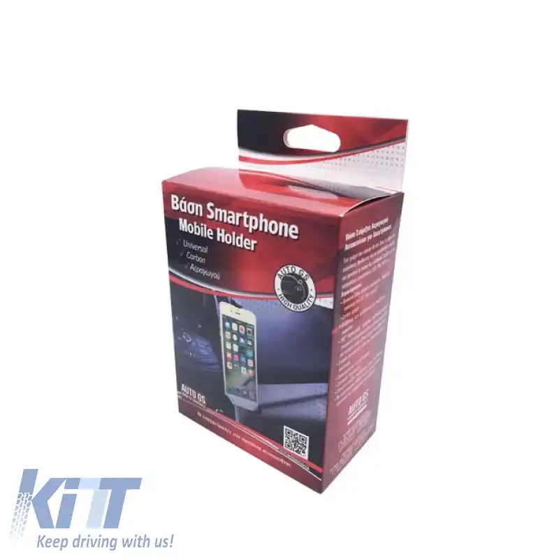 Suport Mobil Potrivit pentru Ventilația Auto Negru cu Logo Alb Feral 22116-image-6297037