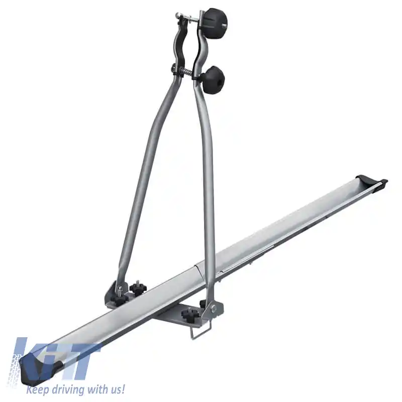 Suport pentru bicicletă pe acoperiș Menabo Huggy Lock Gri Oțel potrivit pentru 1 bicicletă-image-6324770