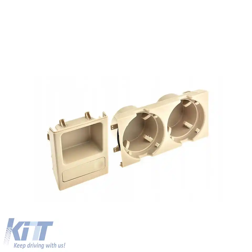 Suport pentru băuturi și monede potrivit pentru BMW 3 E46 99-05 Bej S9921-image-6296852