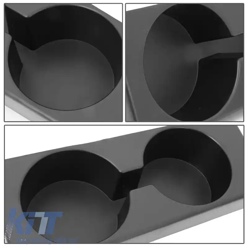 Suport pentru cană potrivit pentru BMW 5 E39 95-03 Negru-image-6299429