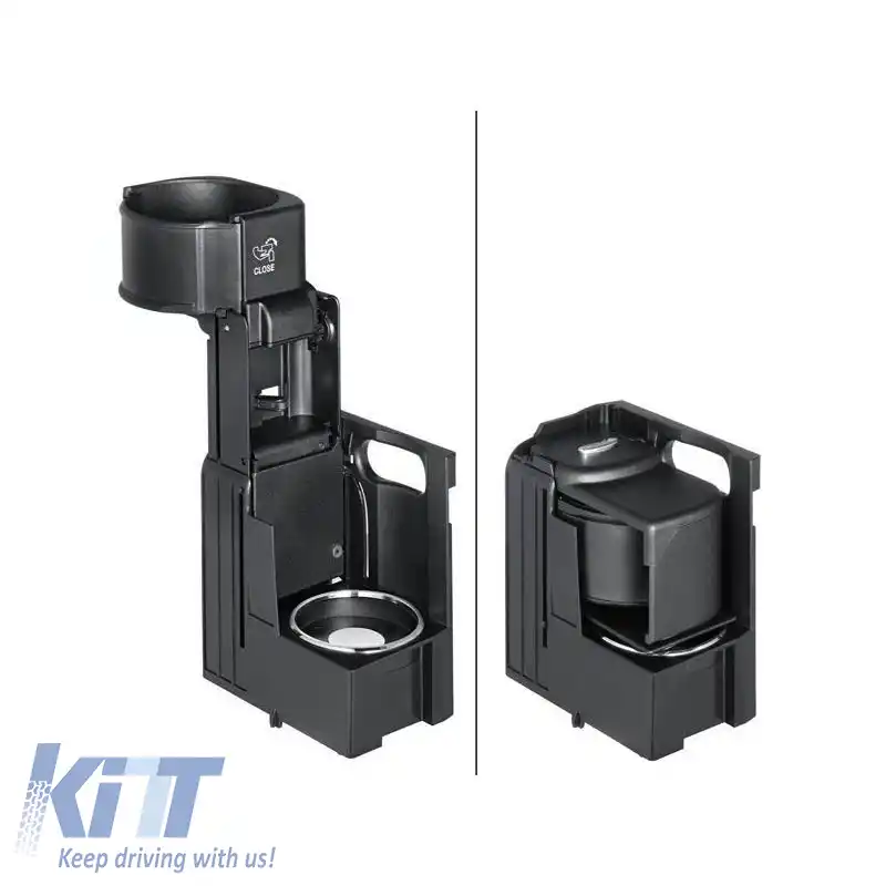 Suport pentru cană potrivit pentru Mercedes-Benz E-Class W211 2002-2009 / CLS W219 2004-2012 Negru-image-6296839
