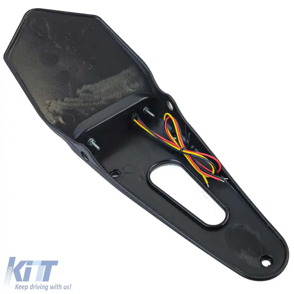 Suport pentru plăcuța de înmatriculare cu LED-uri pentru motocicletă, potrivit pentru Enduro Cross Sumo E-mark-image-6258607