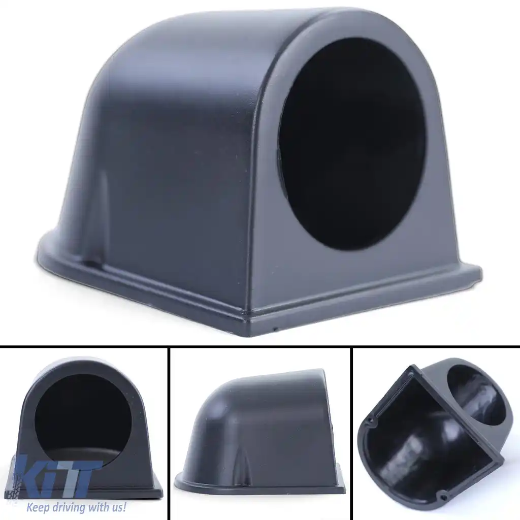 Suport pentru tabloul de bord pentru 1 manometru suplimentar de 52mm, negru mat
