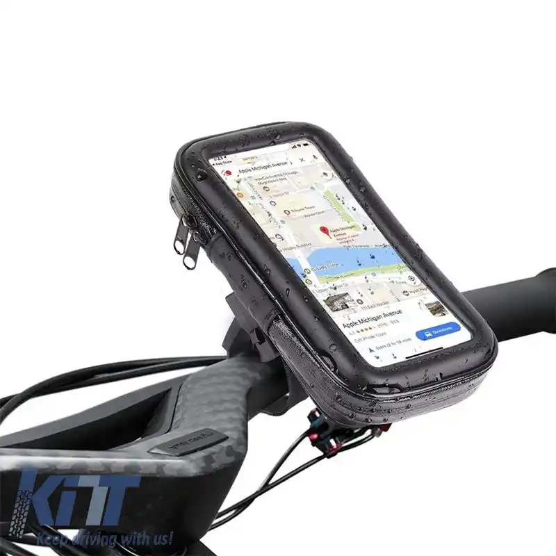 Suport pentru telefon de bicicletă / motocicletă potrivit pentru instalarea clipului impermeabil-image-6294657
