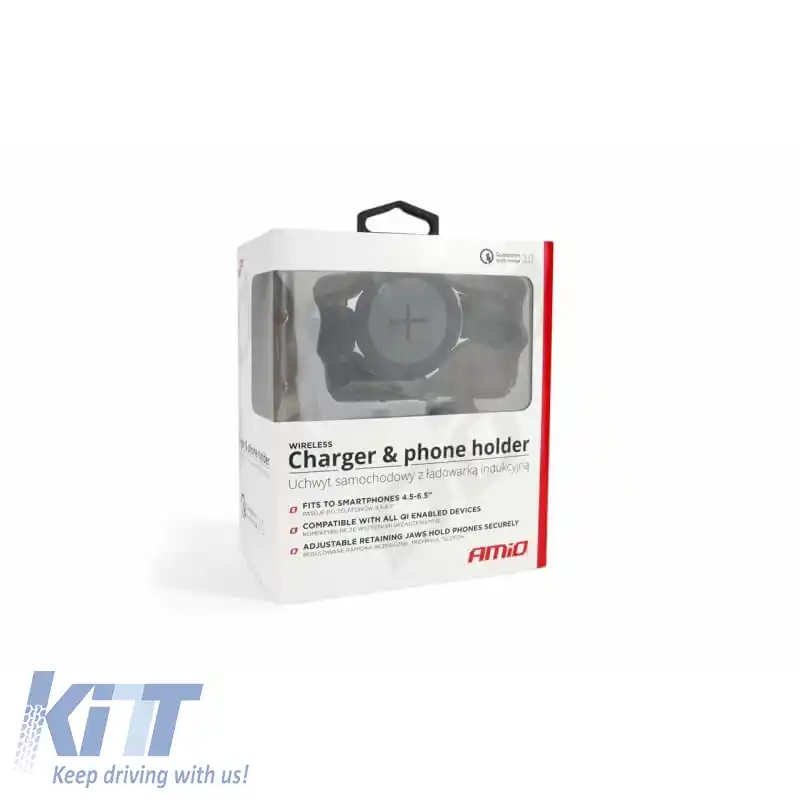Suport Telefon Automatic Cu Încărcător Wireless PHW-03 4,5-6,5