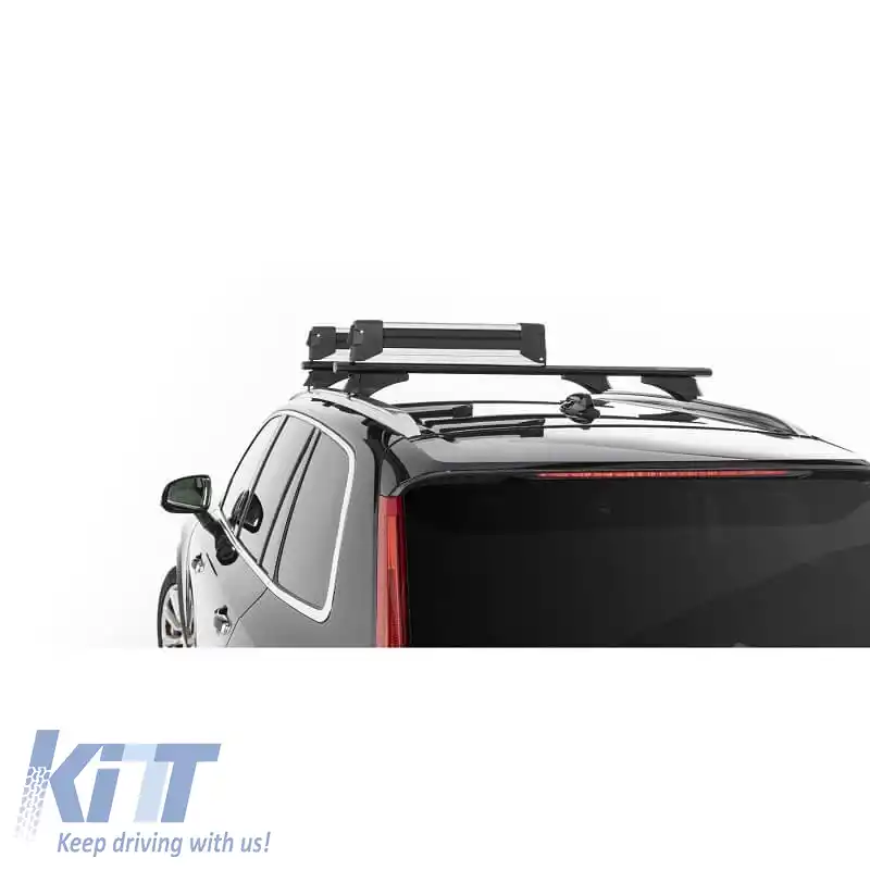 Suporturi de acoperiș pentru schi / snowboard din aluminiu Menabo Yelo 4 (4 perechi de schi sau 2 snowboarding-uri) 2 buc.-image-6306585
