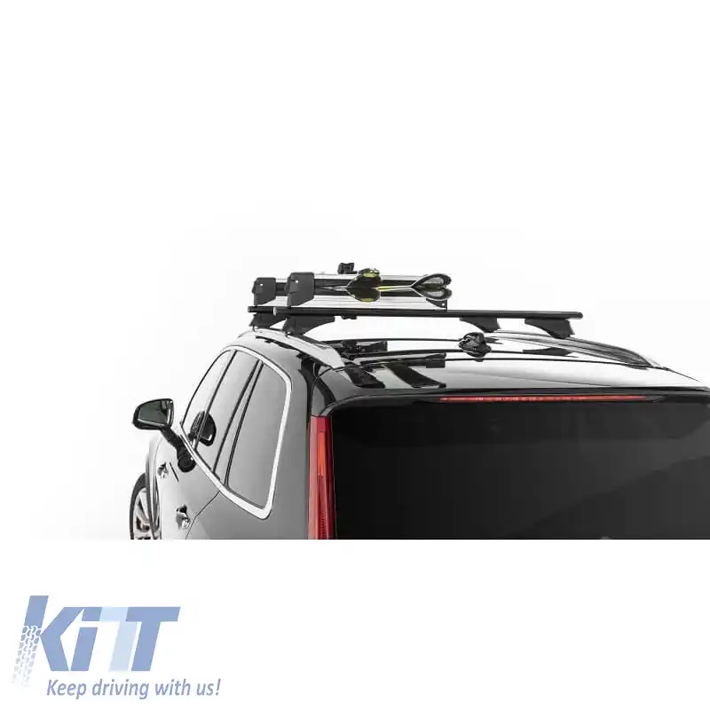 Suporturi de acoperiș pentru schi / snowboard din aluminiu Menabo Yelo 4 (4 perechi de schi sau 2 snowboarding-uri) 2 buc.-image-6306587