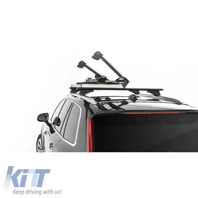 Suporturi de acoperiș pentru schi / snowboard din aluminiu Menabo Yelo 4 (4 perechi de schi sau 2 snowboards) 2 buc.-image-6307062