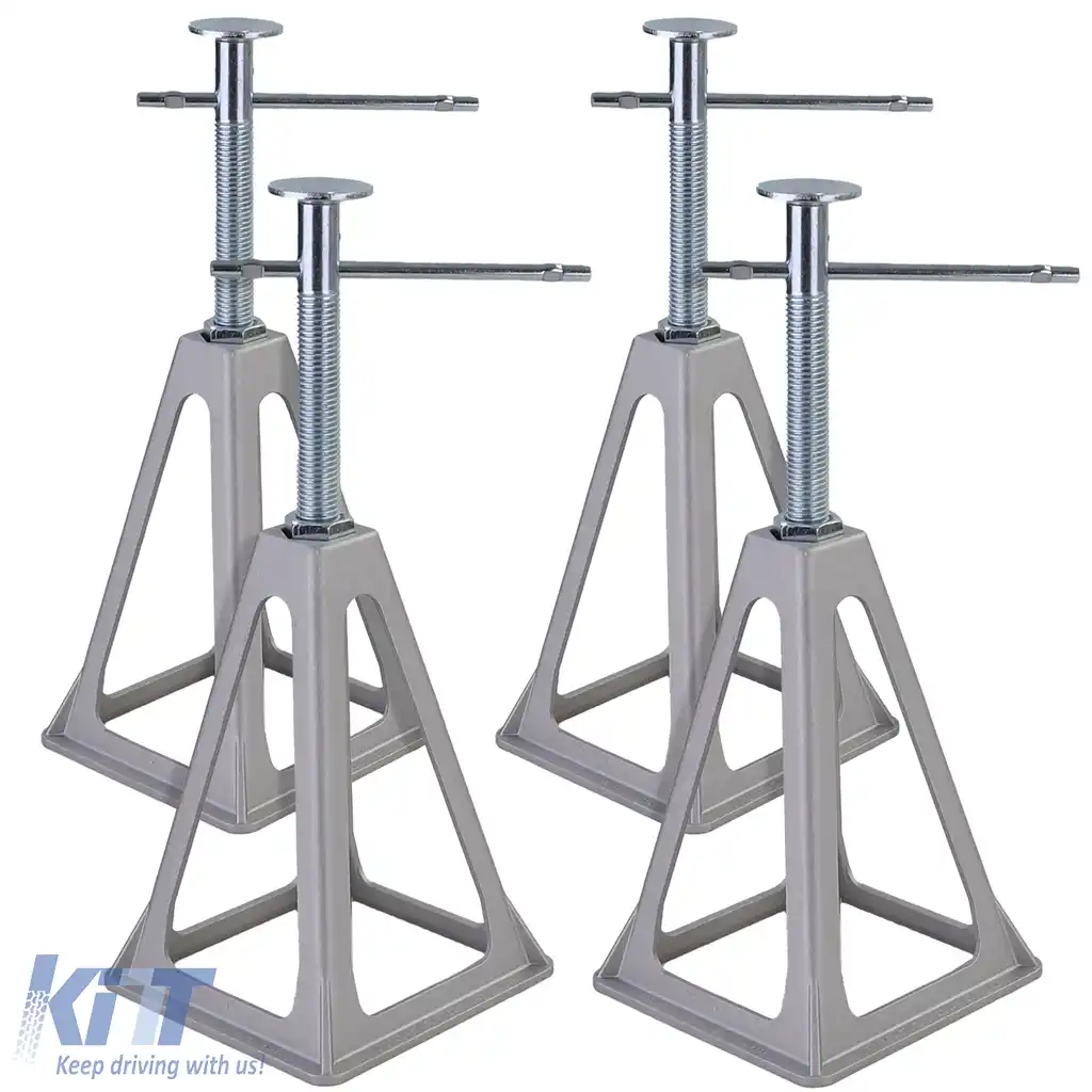 Suporturi pentru remorcă cu cric ajustabile 28-43cm set de 4 bucăți-image-6199751
