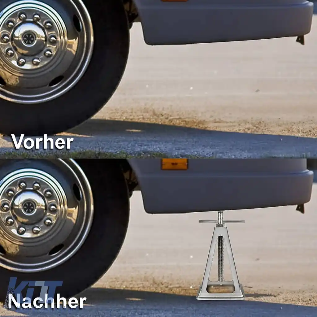 Suporturi pentru remorcă cu cric ajustabile 28-43cm set de 4 bucăți-image-6199757