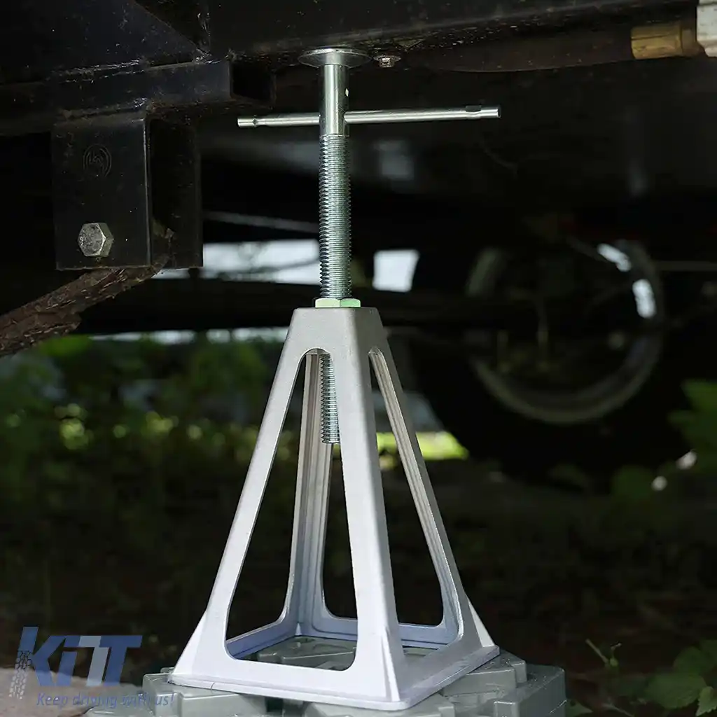 Suporturi pentru remorcă cu cric ajustabile 28-43cm set de 4 bucăți-image-6199758