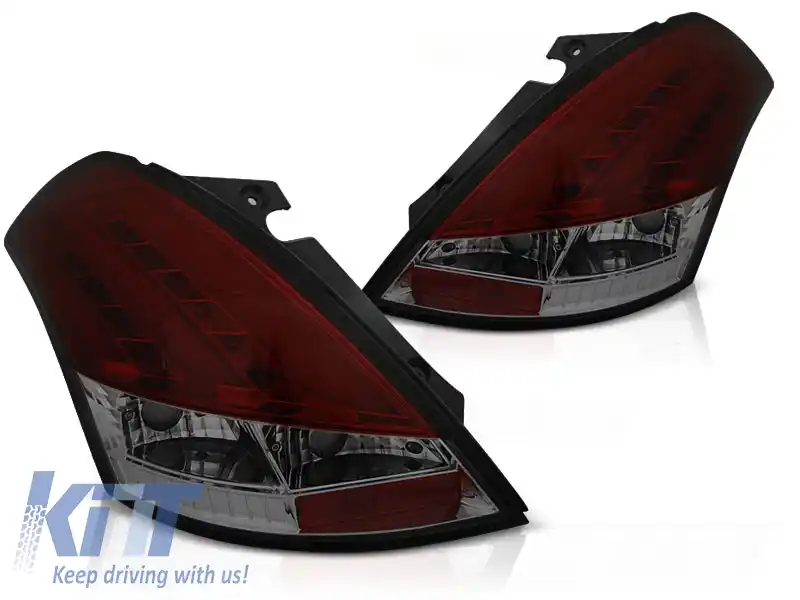SUZUKI SWIFT V 10-17 BARE LED CU FUM ROȘU