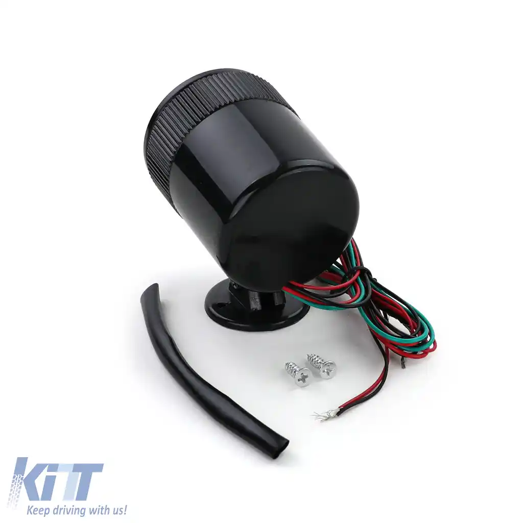 Tachometru cu suport instrument auxiliar 52mm youngtimer clasic negru-image-6201222