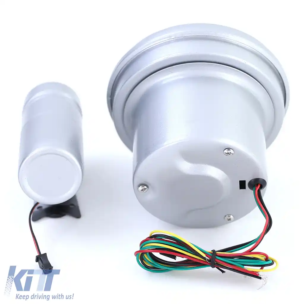 Tachometru de performanță din carbon cu lumină de schimbare și suport de 5 inci-image-6190869