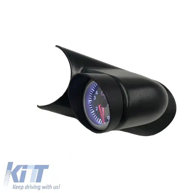 Tachometru R.P.M. Prosport Diamond Mirror Look Smoke 52mm 90 Scale Cu 7 Culori-image-6300813