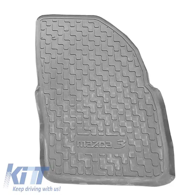 Tapițerie auto 3D din cauciuc potrivită pentru Mazda 3 03-09 ''Star Diamond'' 4 bucăți gri-image-6308847