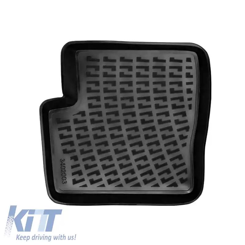 Tapițerie auto 3D din cauciuc TPE potrivită pentru Opel Corsa D / Opel Corsa E Rizline 4 bucăți negru-image-6291822