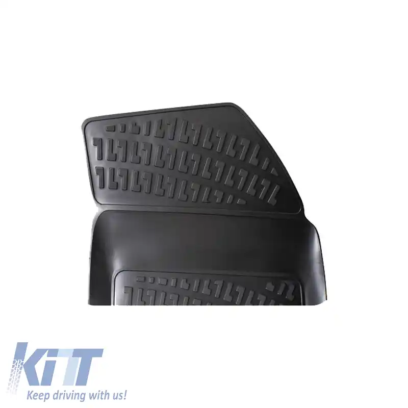 Tapițerie auto 3D din cauciuc TPE potrivită pentru Fiat 500Χ / Jeep Renegade 2014 - Rizline 4 bucăți negru-image-6291906