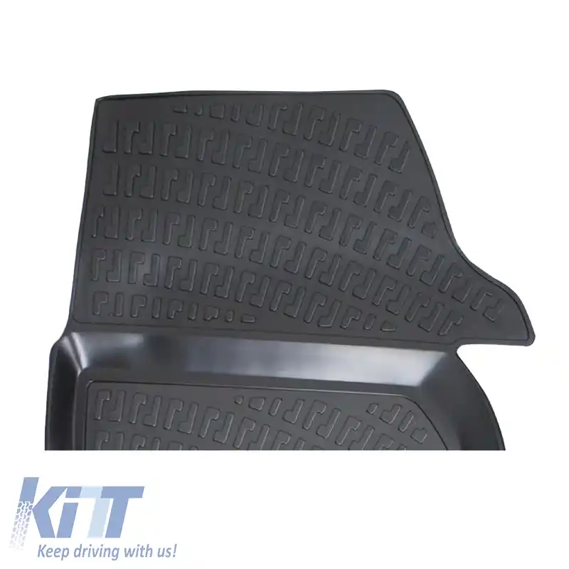 Tapițerie auto 3D din cauciuc TPE potrivită pentru Ford Focus III 2018+ Rizline 4 bucăți negru-image-6291926