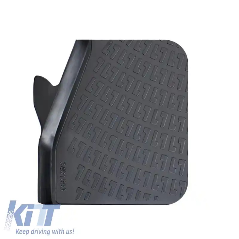 Tapițerie auto 3D din cauciuc TPE potrivită pentru Ford Focus III 2018+ Rizline 4 bucăți negru-image-6291927
