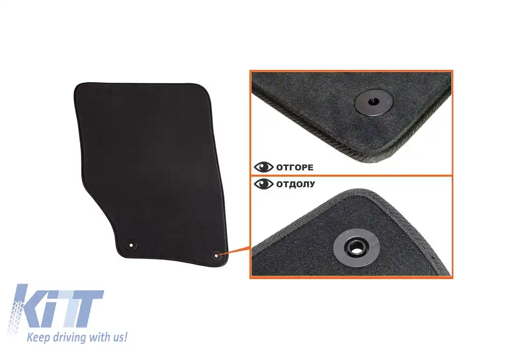 Tapițerie de podea textilă în trei straturi, potrivită pentru Audi Q7 2006-2015, set de 4 bucăți, negru-image-6242648