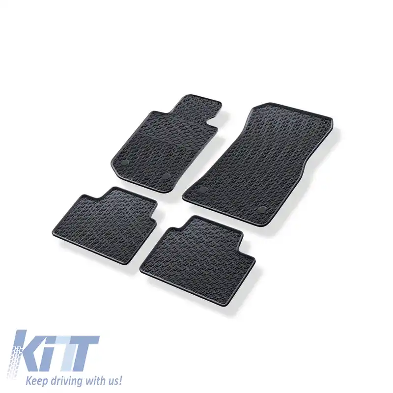 Tapițerie din cauciuc Geyer & Hosaja potrivită pentru BMW 3 G20/G21 2018 + 4 bucăți, Negru 926/4C-image-6318554