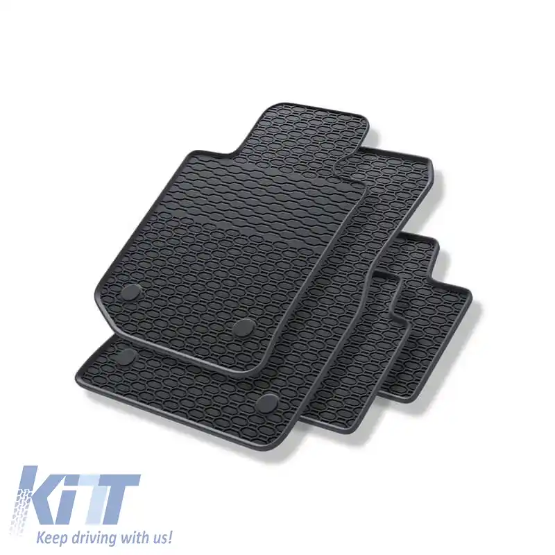 Tapițerie din cauciuc Geyer & Hosaja potrivită pentru BMW 3 G20/G21 2018 + 4 bucăți, Negru 926/4C-image-6318559