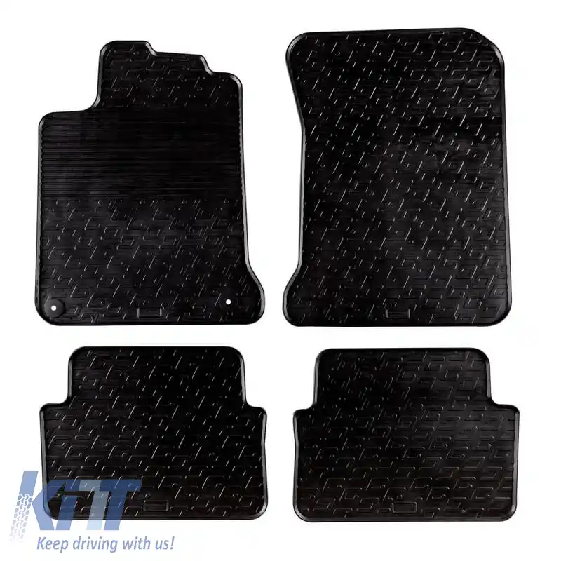 Tapițerie din cauciuc Gledring 0044 potrivită pentru Renault Laguna III 2007- Negru 4 Piese-image-6291418