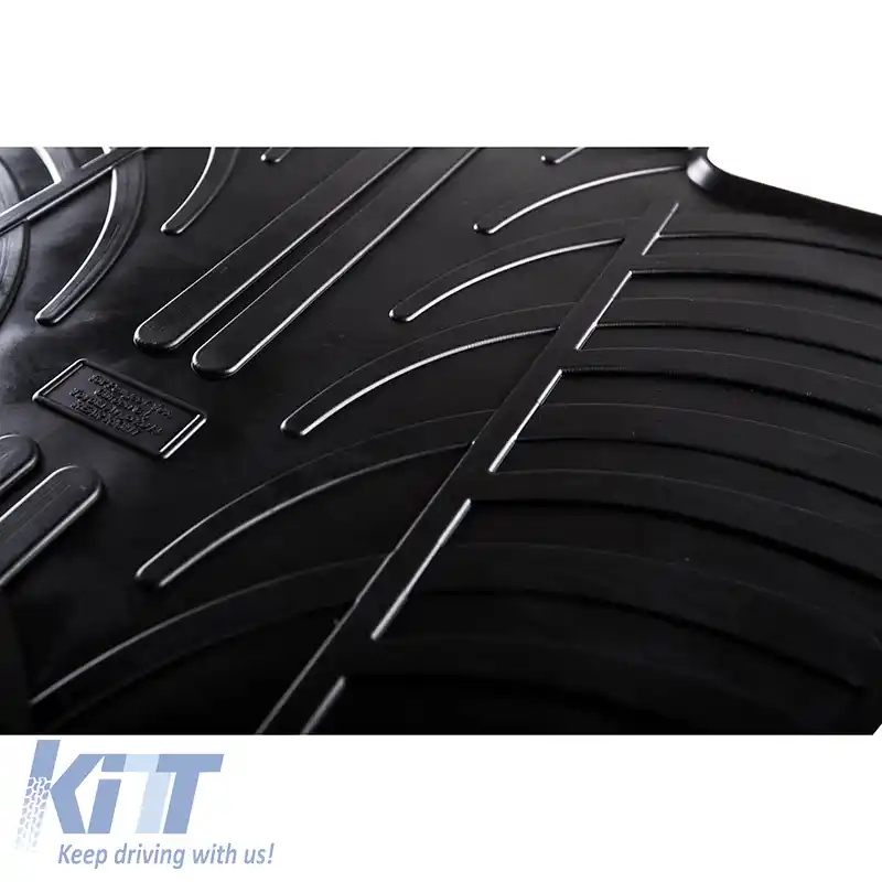 Tapițerie din cauciuc Gledring 0056 potrivită pentru Renault Kadjar 2015- Negru 4 Piese-image-6304614
