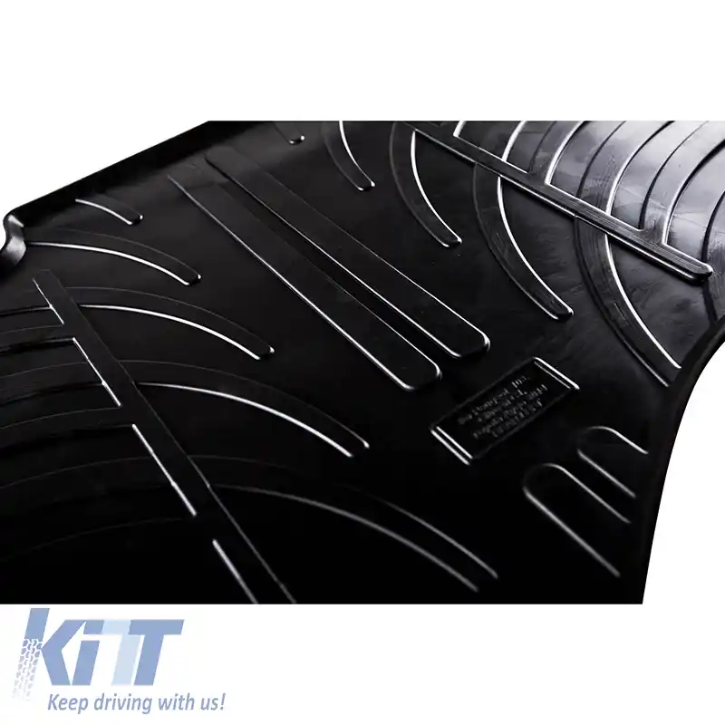 Tapițerie din cauciuc Gledring 0056 potrivită pentru Renault Kadjar 2015- Negru 4 Piese-image-6304615