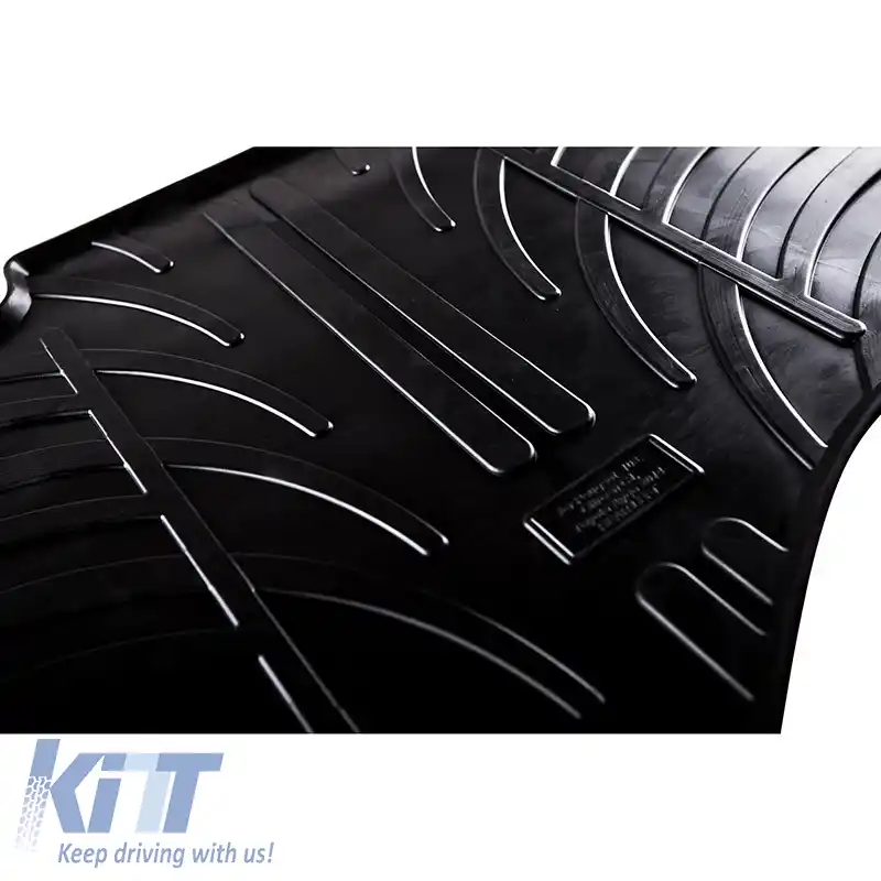 Tapițerie din cauciuc Gledring 0479 potrivită pentru Skoda Octavia IV Combi / Sedan cu 5 uși 2019 - Negru 4 Piese-image-6304508