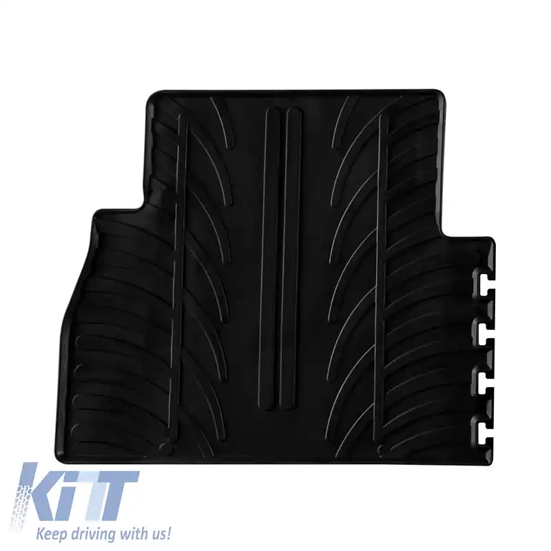 Tapițerie din cauciuc Gledring 0724 potrivită pentru Citroen Berlingo 2018+ / Opel Combo E 2018+ / Peugeot Rifter 2018+ Negru 5 Piese-image-6315511
