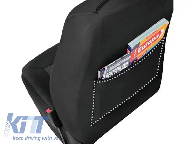 Tapițerie Kegel seria Apollo pentru bancheta din spate, neagră cu gri-image-6212153