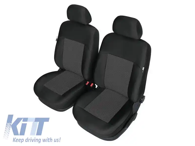 image-8-Tapițerie Kegel seria Apollo potrivită pentru două scaune frontale separate, neagră cu gri