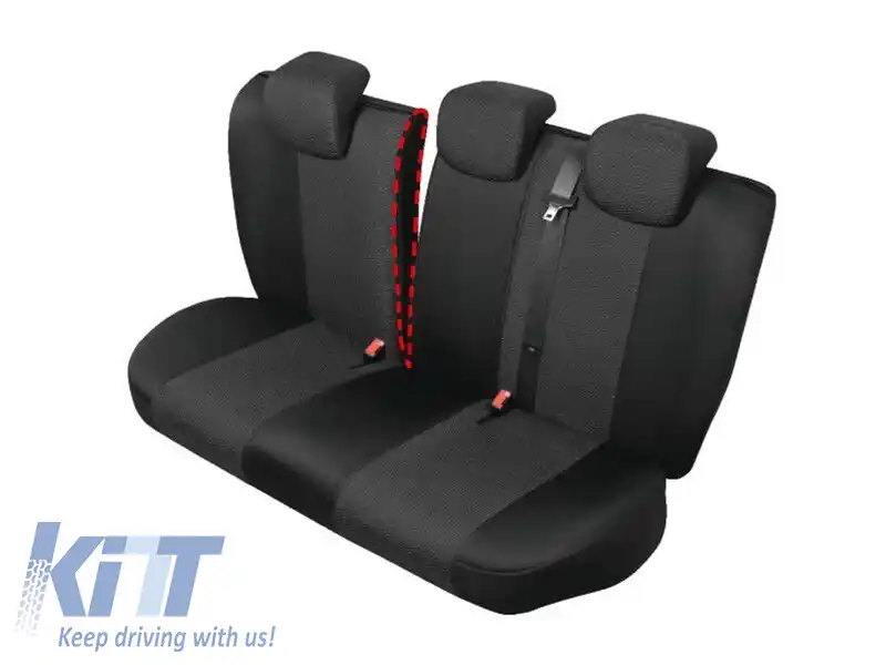 Tapițerie Kegel seria Ares pentru bancheta din spate, neagră cu gri-image-6212119