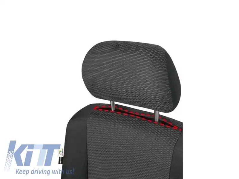 Tapițerie Kegel seria Ares Tailor Made pentru bancheta triplă completă din spate, potrivită pentru Renault Trafic, Opel Vivaro, Nissan Primastar 2001-2014, neagră-image-6212176