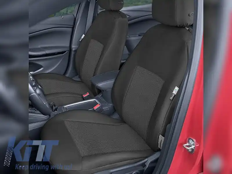 Tapițerie Kegel Tailore Made potrivită pentru scaunele din față ale Opel Astra K după 2015, neagră