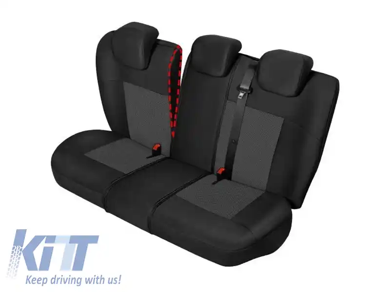 Tapiserie Kegel seria Apollo pentru banchete spate, neagră cu gri-image-6212141