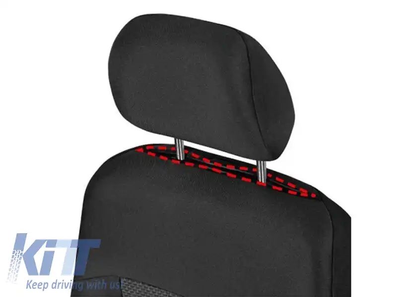 Tapiserie Kegel seria Apollo pentru banchete spate, neagră cu gri-image-6212145