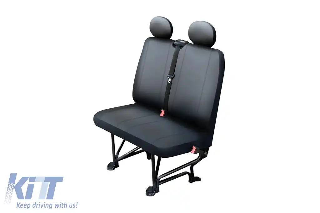 Tapiterie textil Carpassion Practic potrivită pentru scaun dublu frontal de furgon dimensiune L