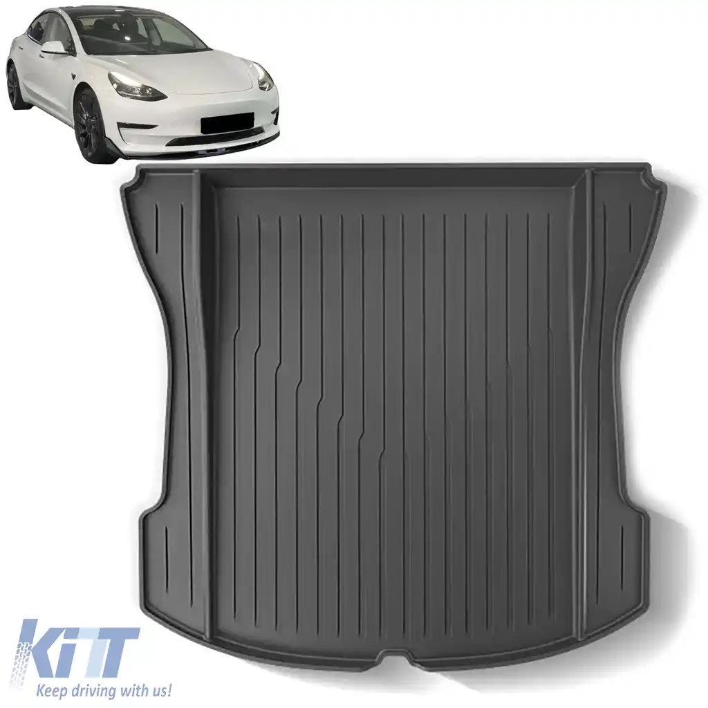 image-30-Tavă pentru portbagaj spate PREMIUM LINE potrivită pentru Tesla Model 3 17-23