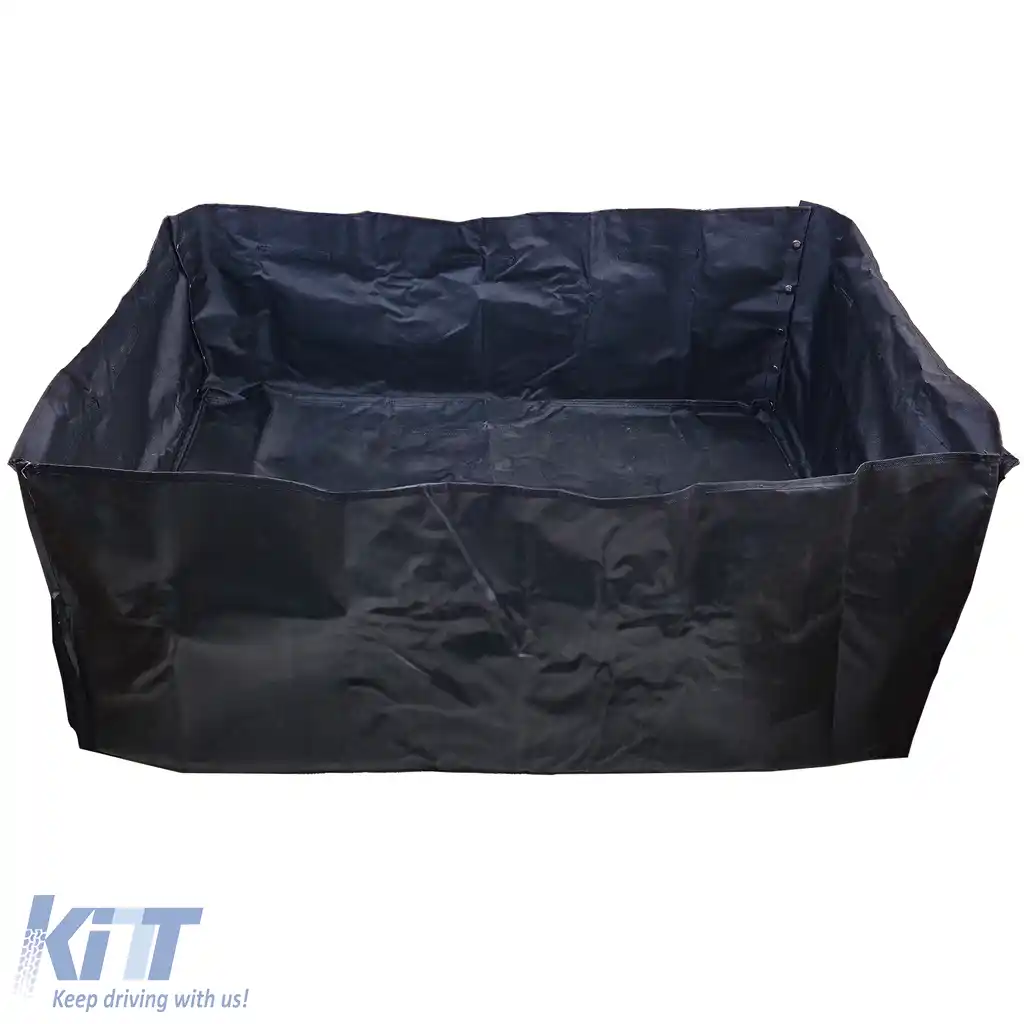 Tavă universală pentru portbagaj cu protecție pentru marginea de încărcare Neagră 100x80x40cm-image-6199704