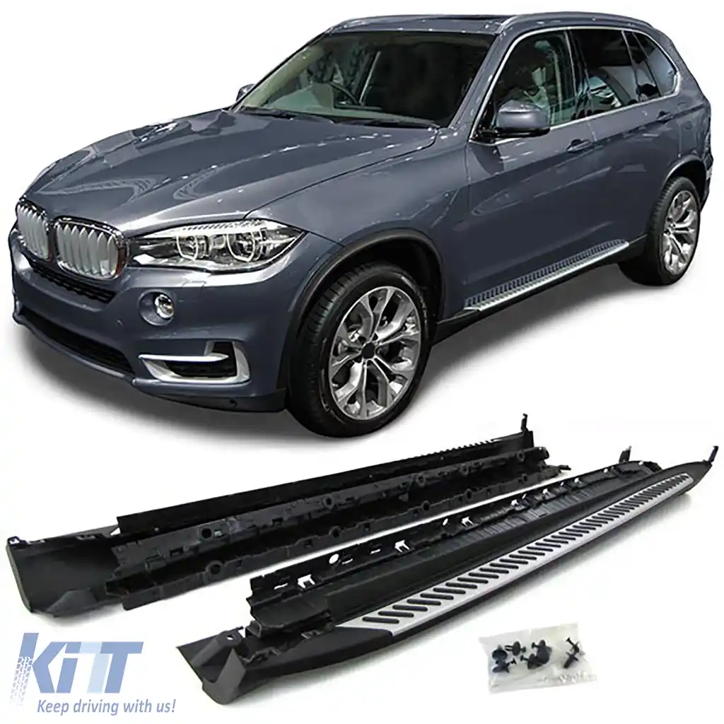 Tavane laterale din aluminiu pentru protecție OE cu ABE, potrivite pentru BMW X5 F15 13-18
