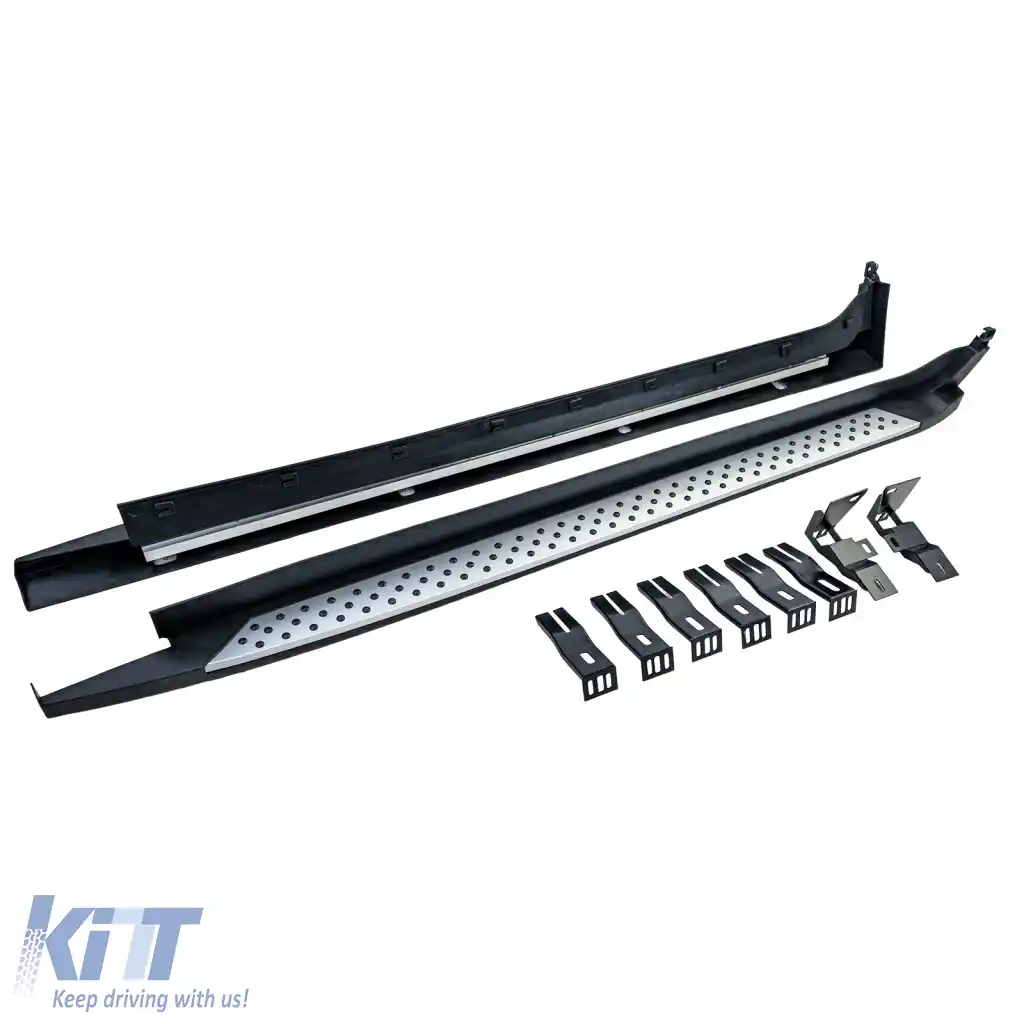 Tavane laterale din aluminiu stil OE cu protecție laterală cu ABE, potrivite pentru BMW X4 F26 2014-2018-image-6278081